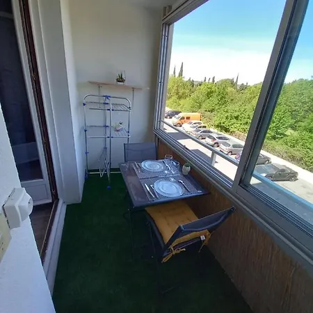 Studio Balcon Proche Hypercentre De Narbonne Exterior photo